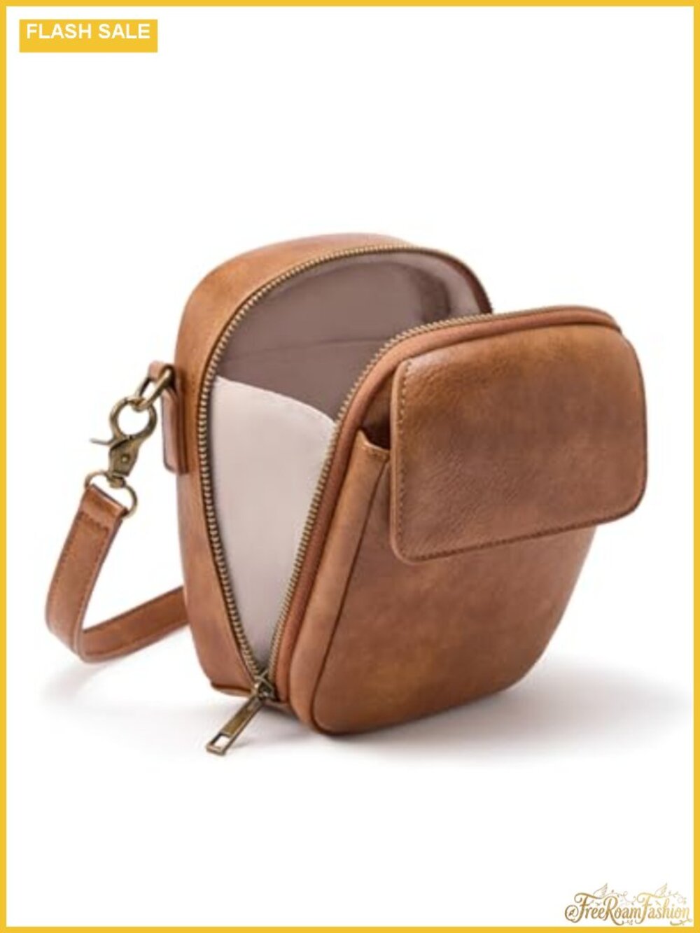 Yarnic Small Crossbody Bag Vegan Leather Cell Phone Purse for Women with Card